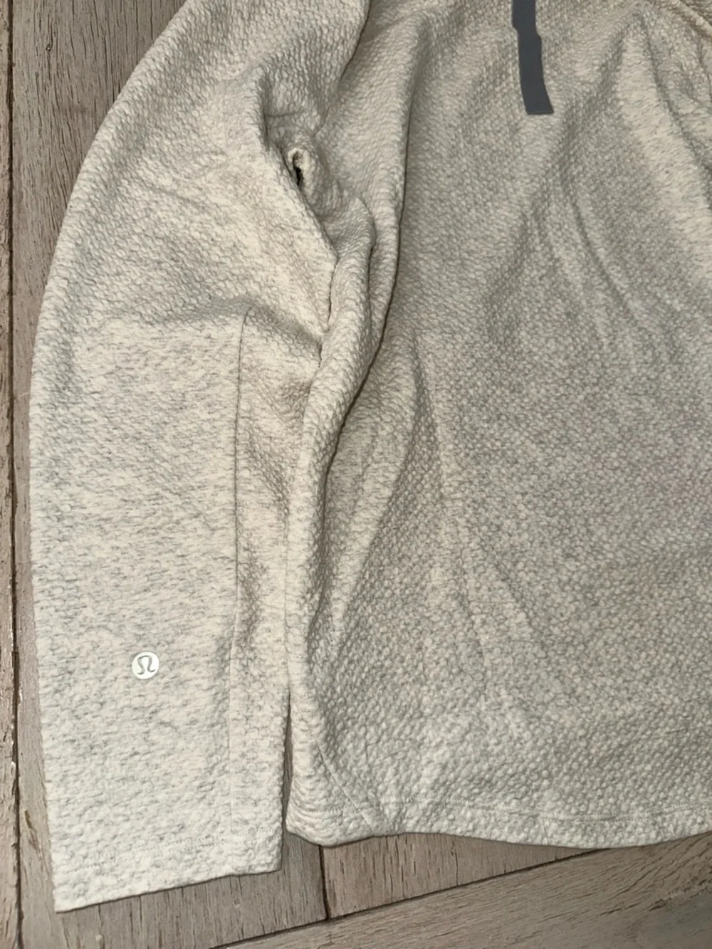 Lululemon Men’s At Ease Hoodie - Textured Knit - beige - Size M